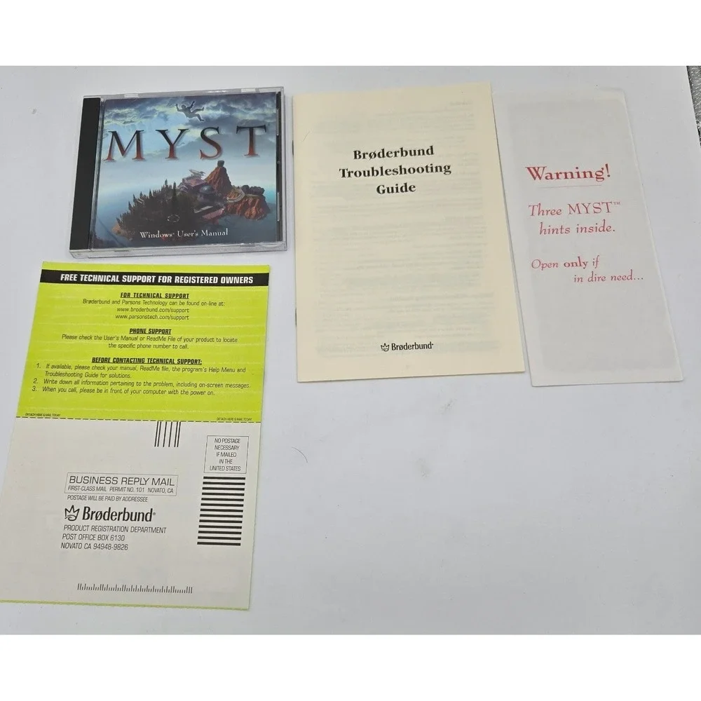 Myst (PC Big Box) –‎ Complete in Box (CIB)